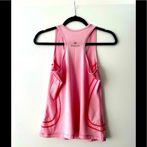 LULULEMON PINK RACERBACK MUSCLE TANK - Picture 2 of 3